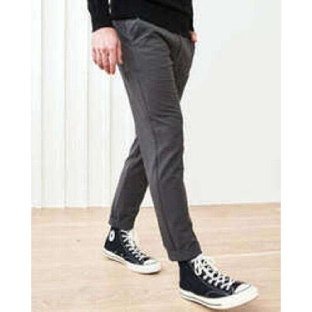 Quince Men's Recycled Comfort Tech Chino Pants Slim Fit Charcoal Gray 36x34 NWT - Picture 7 of 7